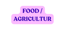 Food Agricultur